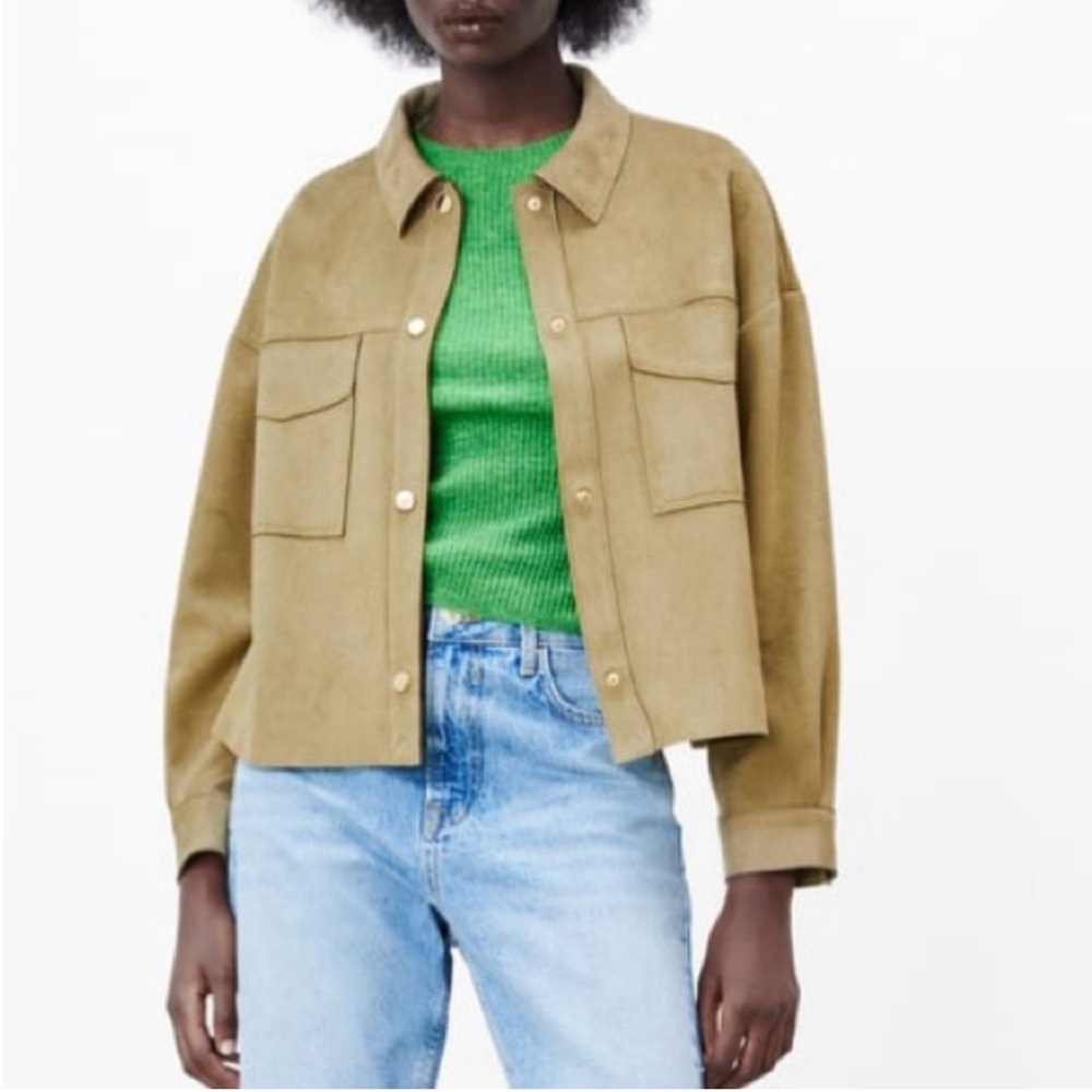 Zara Suede shirt/jacket